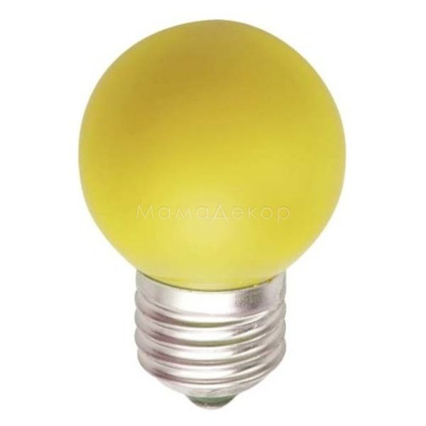 Лампа светодиодная Feron 25597 мощностью 1W. Типоразмер — G45 с цоколем E27, температура цвета — Yellow