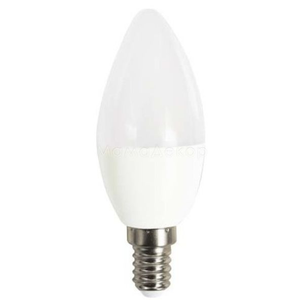 Лампа світлодіодна Feron 25643 потужністю 4W з серії Econom Light. Типорозмір — C37 з цоколем E14, температура кольору — 2700K
