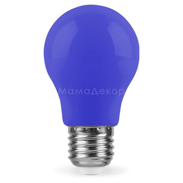 Лампа светодиодная Feron 25923 мощностью 3W. Типоразмер — A50 с цоколем E27, температура цвета — Blue