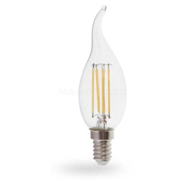 Лампа світлодіодна Feron 40084 потужністю 7W з серії LB-160. Типорозмір — CF37 з цоколем E14, температура кольору — 2700K