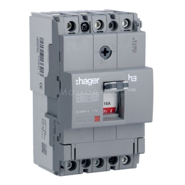 Автоматичний вимикач Hager HDA016L