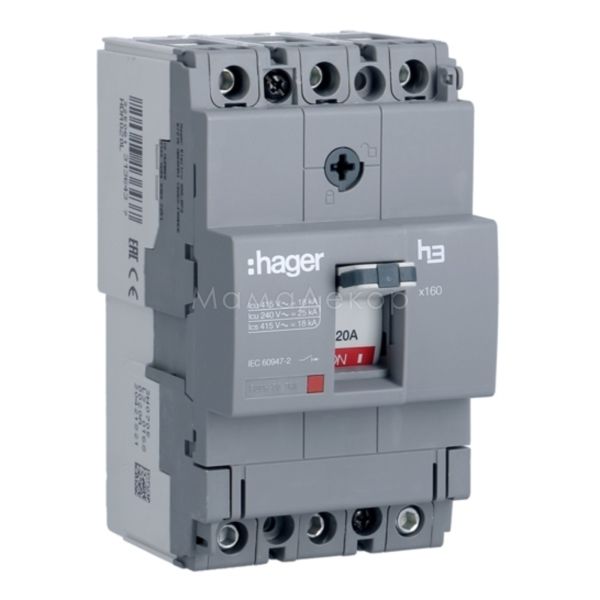 Автоматичний вимикач Hager HDA020L