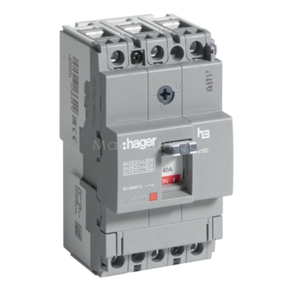 Автоматичний вимикач Hager HDA040L