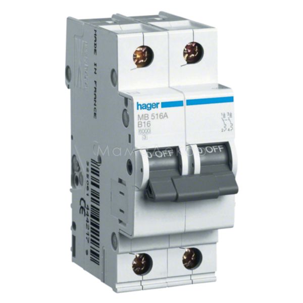 Автоматический выключатель Hager MB516A