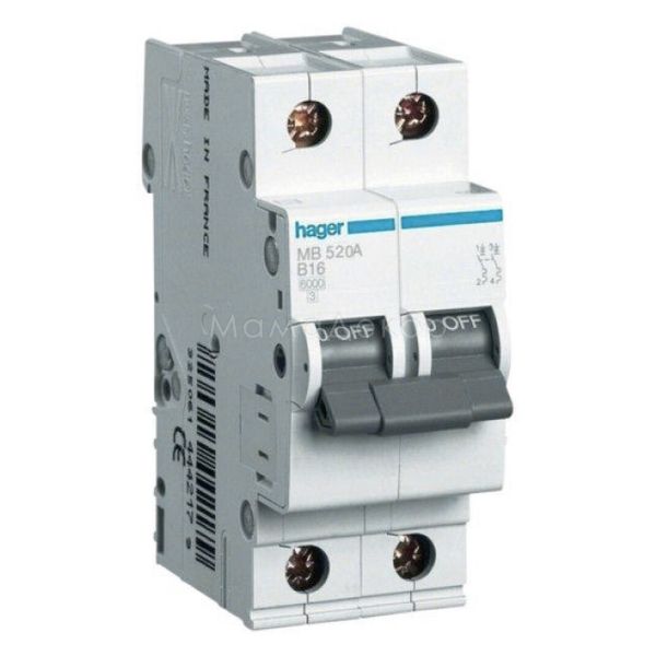 Автоматичний вимикач Hager MB520A