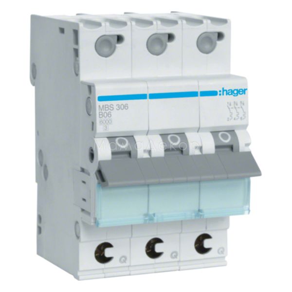 Автоматичний вимикач Hager MBS306 QuickConnect