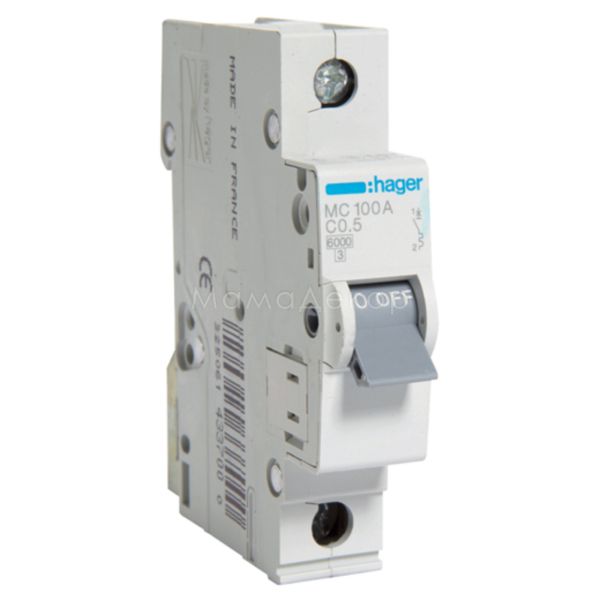 Автоматичний вимикач Hager MC100A