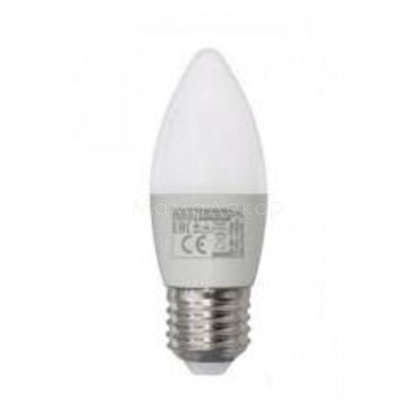 Лампа світлодіодна Horoz Electric 001-003-0004-6 потужністю 4W з серії Ultra. Типорозмір — C37 з цоколем E27, температура кольору — 3000K