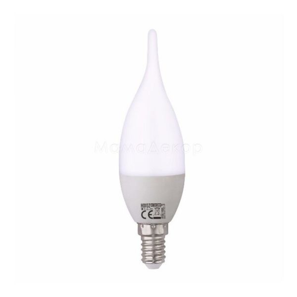 Лампа світлодіодна Horoz Electric 001-004-0006-031 потужністю 6W з серії Craft. Типорозмір — C37 з цоколем E14, температура кольору — 4200K