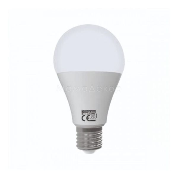 Лампа світлодіодна Horoz Electric 001-006-0018-020 потужністю 18W з серії Premier. Типорозмір — A80 з цоколем E27, температура кольору — 3000K