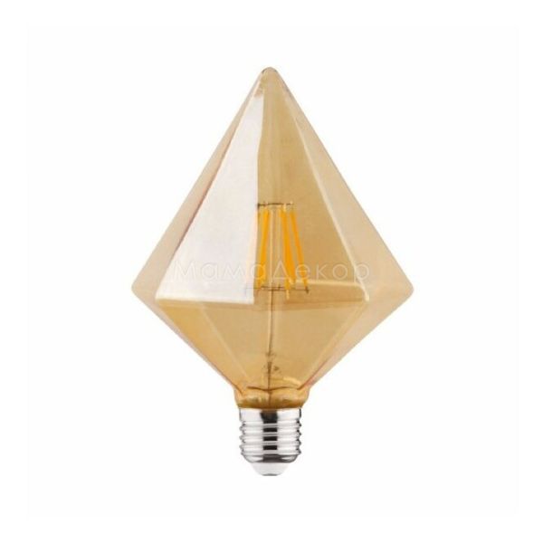 Лампа світлодіодна Horoz Electric 001-035-0006-010 потужністю 6W з серії Rustic з цоколем E27, температура кольору — 2200K