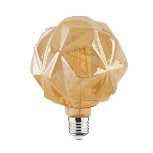 Лампа светодиодная Horoz Electric 001-036-0006-010 мощностью 6W из серии Rustic. Типоразмер — G125 с цоколем E27, температура цвета — 2200K