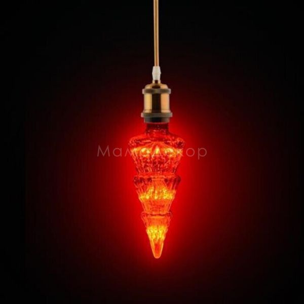 Лампа светодиодная Horoz Electric 001-059-0002-020 мощностью 2W из серии Pine с цоколем E27, температура цвета — Red