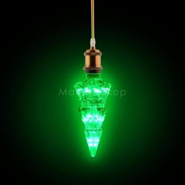 Лампа світлодіодна Horoz Electric 001-059-0002-040 потужністю 2W з серії Pine з цоколем E27, температура кольору — Green