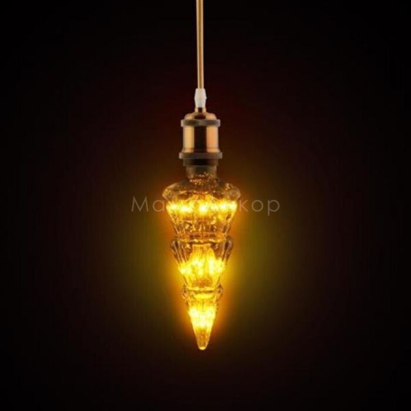 Лампа світлодіодна Horoz Electric 001-059-0002-050 потужністю 2W з серії Pine з цоколем E27, температура кольору — Amber
