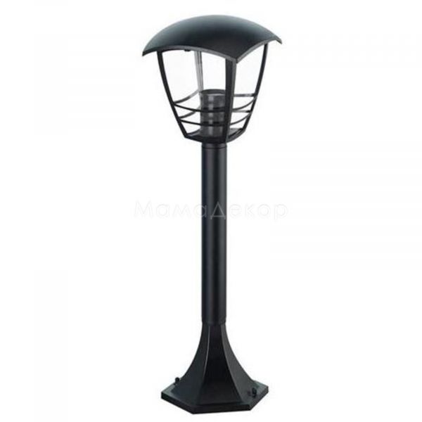 Парковий світильник Horoz Electric 075-016-0004-010 Nar-4, колір плафону — прозорий, колір основи — чорний