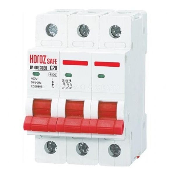 Автоматический выключатель Horoz Electric 114-002-3020-010 Safe