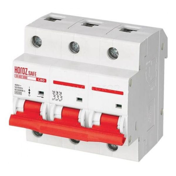 Автоматичний вимикач Horoz Electric 114-002-3080-010 Safe