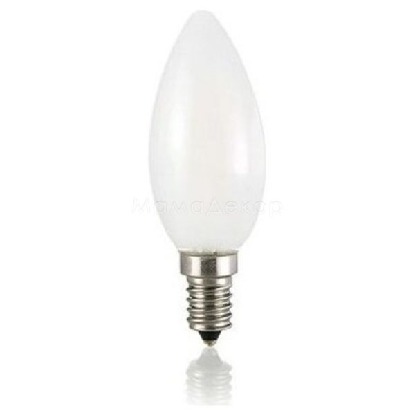 Лампа светодиодная Ideal Lux 101231 мощностью 4W. Типоразмер — B35 с цоколем E14, температура цвета — 2700K