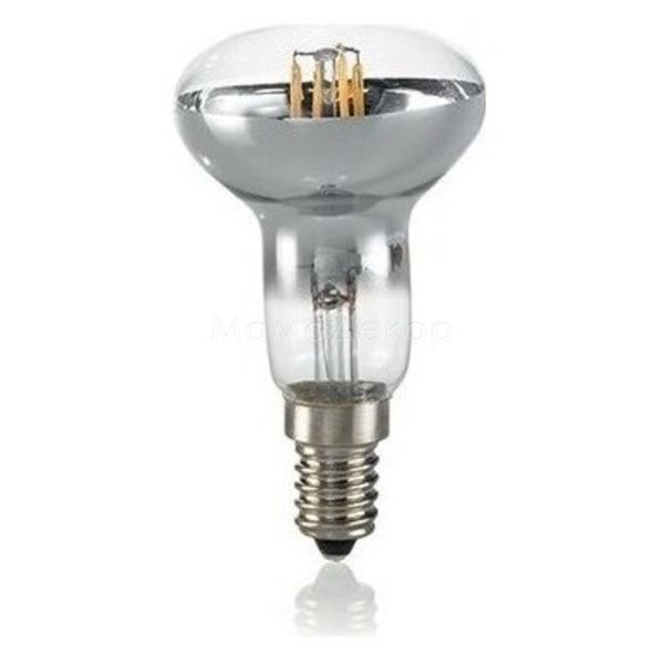 Лампа светодиодная Ideal Lux 101255 мощностью 4W. Типоразмер — R50 с цоколем E14, температура цвета — 2700K