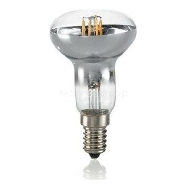 Лампа світлодіодна Ideal Lux 101255 потужністю 4W. Типорозмір — R50 з цоколем E14, температура кольору — 2700K