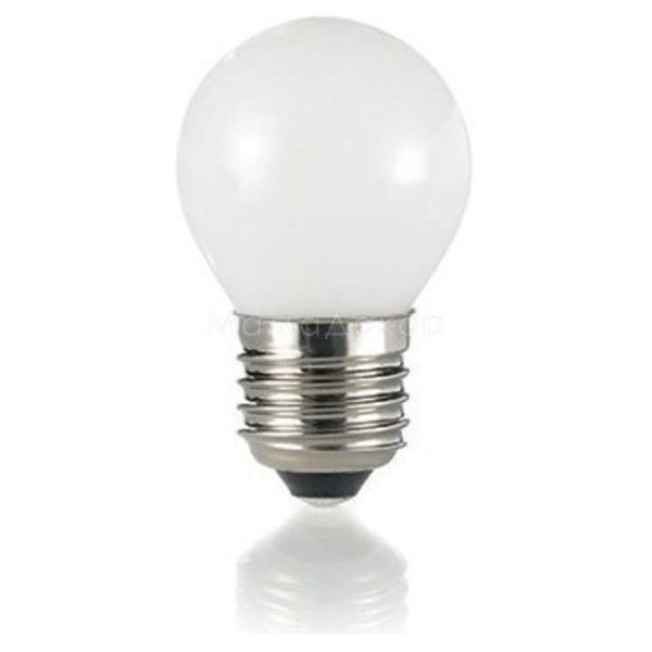 Лампа світлодіодна Ideal Lux 101286 потужністю 4W. Типорозмір — P45 з цоколем E27, температура кольору — 2700K
