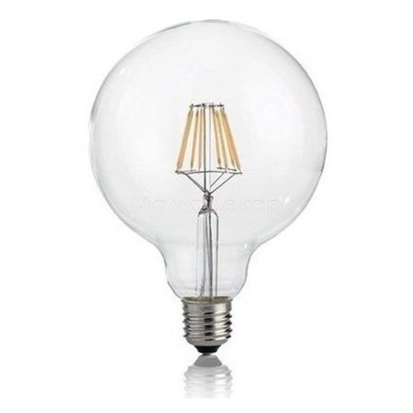 Лампа світлодіодна Ideal Lux 101347 потужністю 8W. Типорозмір — G120 з цоколем E27, температура кольору — 2700K