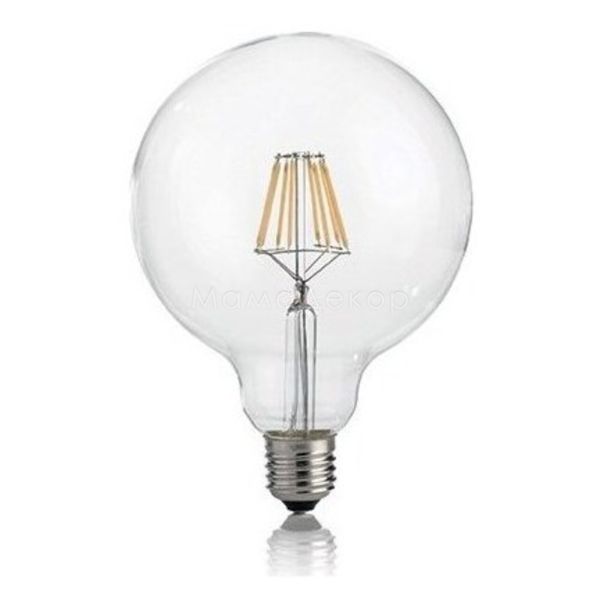 Лампа світлодіодна Ideal Lux 101347 потужністю 8W. Типорозмір — G120 з цоколем E27, температура кольору — 2700K