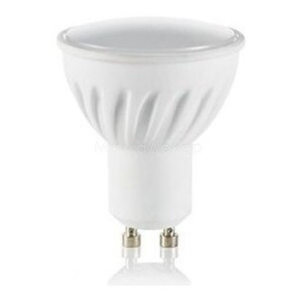 Лампа світлодіодна Ideal Lux 101378 потужністю 7W. Типорозмір — MR16 з цоколем GU10, температура кольору — 3000K