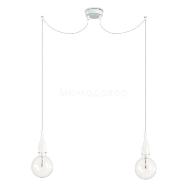 Підвісний світильник Ideal Lux 112718 Minimal SP2 Bianco Opaco