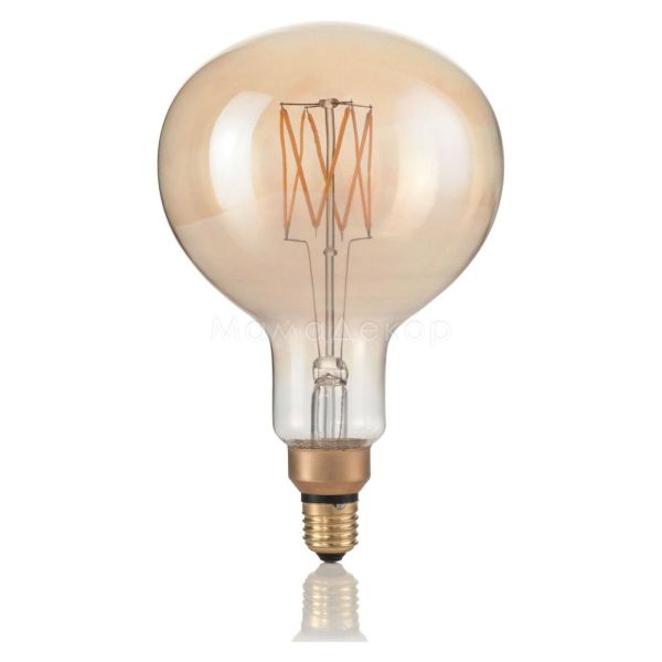 Лампа світлодіодна Ideal Lux 129877 потужністю 4W з серії LED Vintage XL. Типорозмір — G160 з цоколем E27, температура кольору — 2200K
