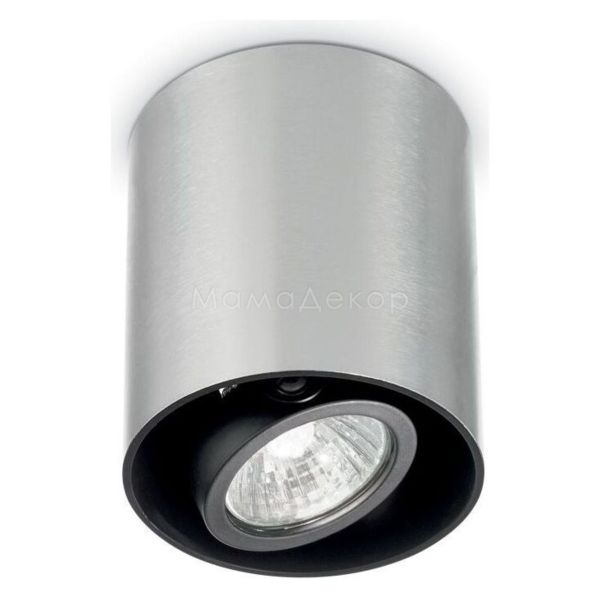 Точечный светильник Ideal Lux 140865 Mood PL1 Round Small Alluminio