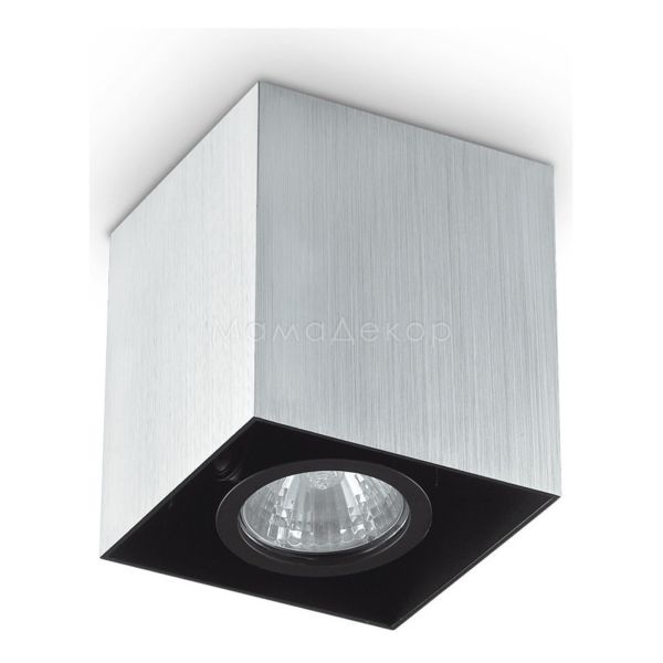 Точечный светильник Ideal Lux 140926 Mood PL1 Small Square Alluminio
