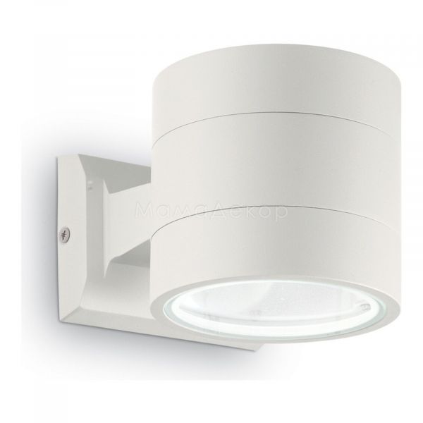 Настінний світильник Ideal Lux 144283 Snif AP1 Bianco Round, колір — Білий