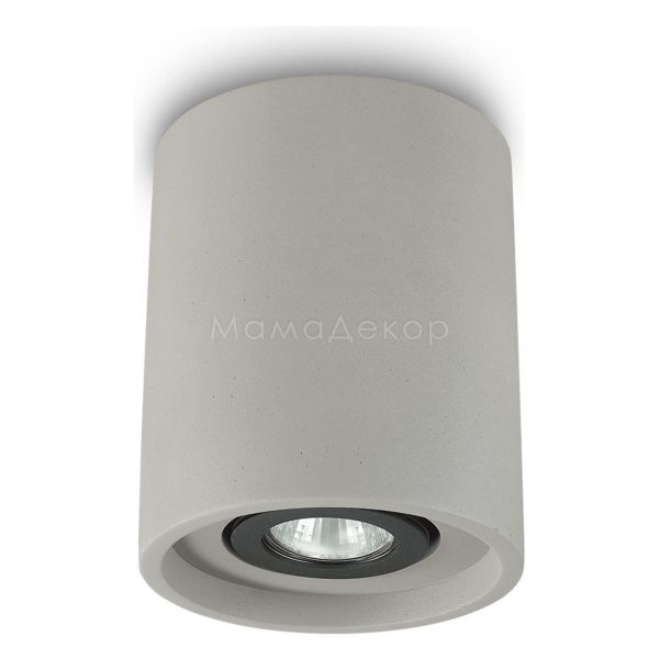 Точечный светильник Ideal Lux 150437 Oak PL1 Round Cemento