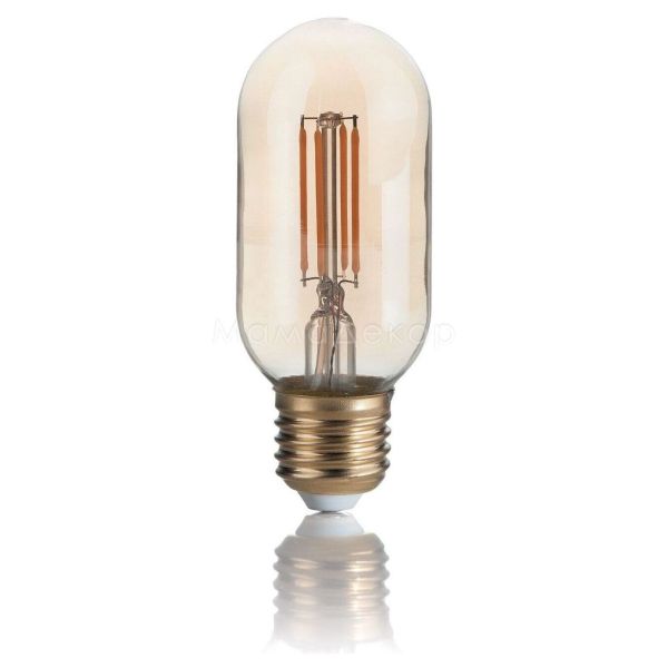 Лампа світлодіодна Ideal Lux 151700 потужністю 4W з серії LED Vintage. Типорозмір — T45 з цоколем E27, температура кольору — 2200K