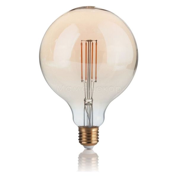 Лампа світлодіодна Ideal Lux 151724 потужністю 4W з серії LED Vintage. Типорозмір — G120 з цоколем E27, температура кольору — 2200K