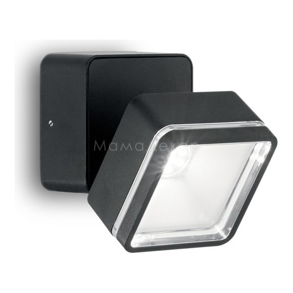 Настенный светильник Ideal Lux 165370 Omega Square AP1 Nero