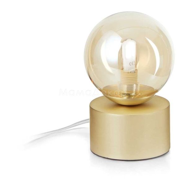 Настольная лампа Ideal Lux 317823 Perlage TL1 Ambra