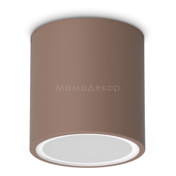Точечный светильник Ideal Lux 318134 Techo Pl1 Round D09 Coffee
