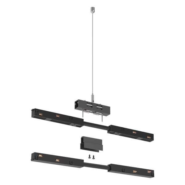 Тросовий підвіс Ideal Lux 322490 Ego Kit Bi-emission Pendant Cable 2 Mt Bk