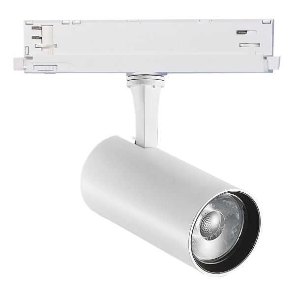 Трековый светильник Ideal Lux 340968 Fox Tr 3-phase 25w Cri90 4000k 1-10v Wh