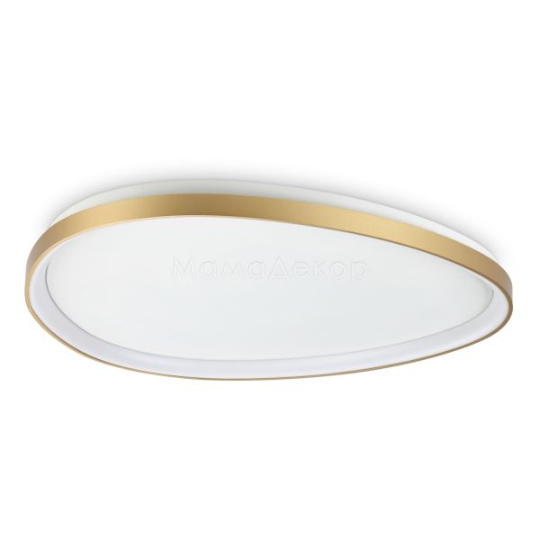 Стельовий світильник Ideal Lux 341514 Gemini Pl D081 On-off Ottone 2700k