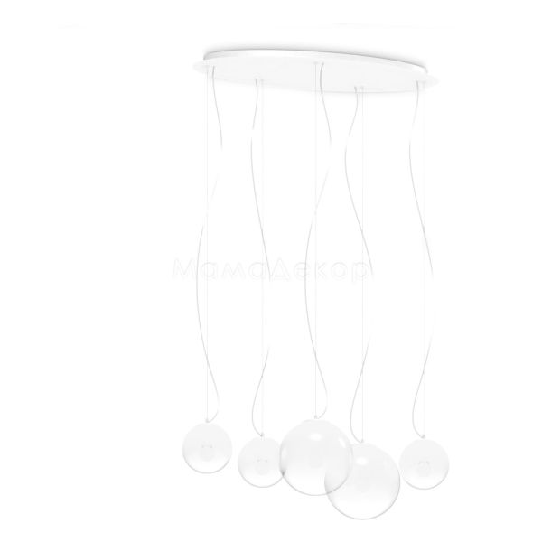 Підвісний світильник Ideal Lux 346632 Mapa Clear Sp5 Opal