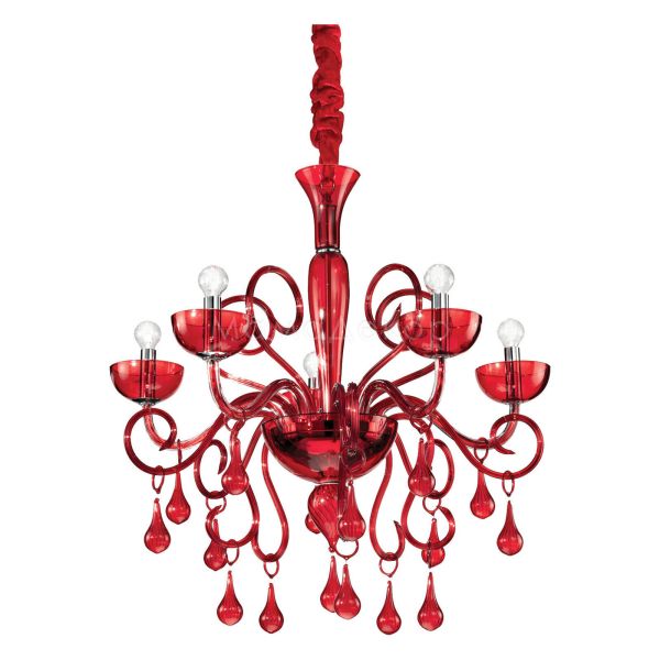 Люстра Ideal Lux 73453 Lilly SP5 Rosso