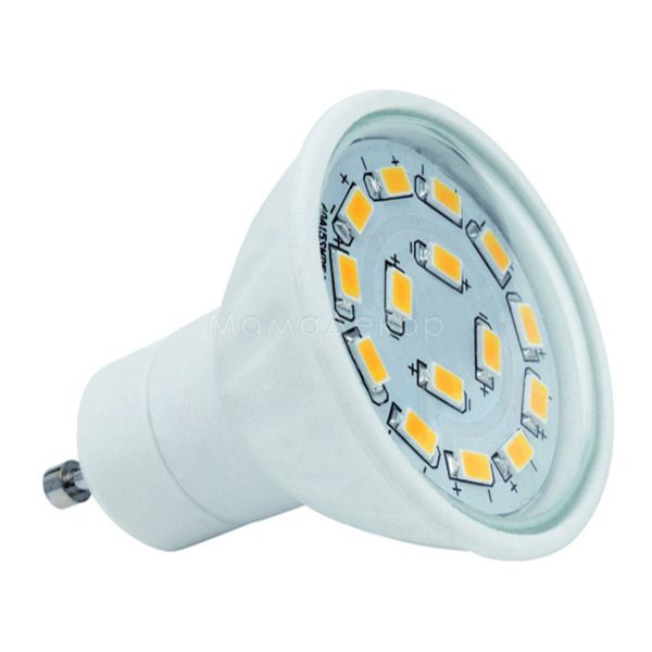 Лампа светодиодная  диммируемая Kanlux 22001 мощностью 5.5W из серии LED15 C. Типоразмер — MR16 с цоколем GU10, температура цвета — 2800K-3200K