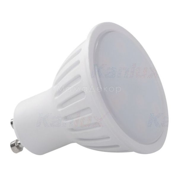 Лампа світлодіодна Kanlux 22701 потужністю 5W з серії Tomi LED. Типорозмір — MR16 з цоколем GU10, температура кольору — 5300K