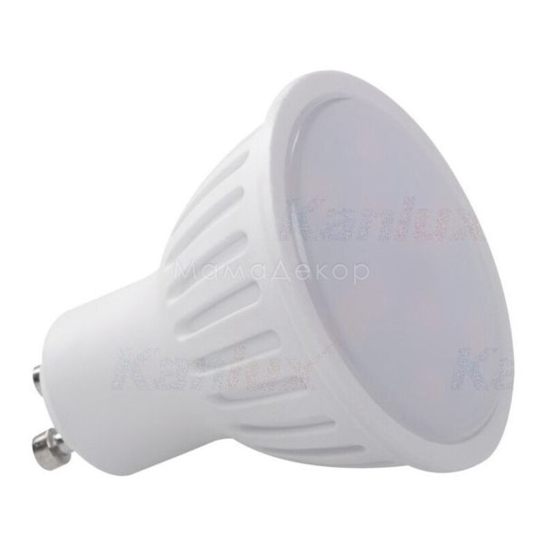 Лампа світлодіодна Kanlux 22821 потужністю 7W з серії Tomi LED. Типорозмір — MR16 з цоколем GU10, температура кольору — 3000K