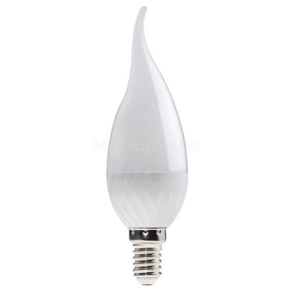 Лампа світлодіодна Kanlux 23382 потужністю 4.5W. Типорозмір — C37 з цоколем E14, температура кольору — 3000K