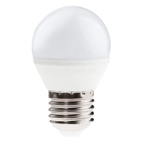 Лампа світлодіодна Kanlux 23420 потужністю 6.5W. Типорозмір — G45 з цоколем E27, температура кольору — 3000K